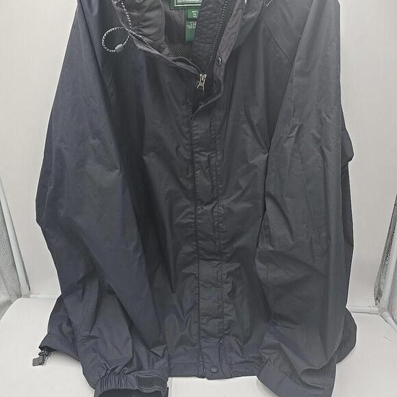 L.L Bean Gray Gore-Tex Men's Double‎ Layer Normcore Minimalist Windbreaker XL - Picture 2 of 15